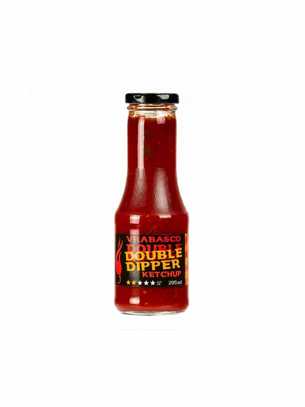 Volim Ljuto Vrabasco Ketchup Double Dipper v steklenici, 300ml.