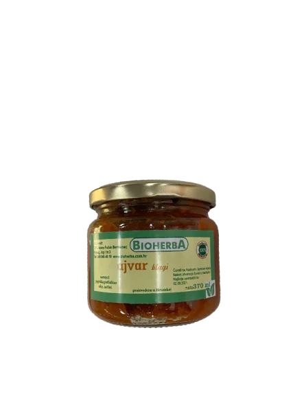 BioHerba blagi ajvar v kozarcu, 370ml.
