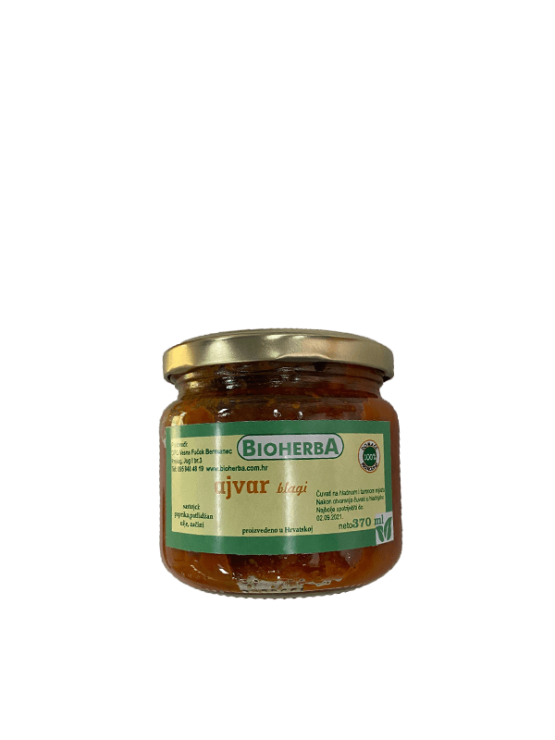 BioHerba blagi ajvar v kozarcu, 370ml.