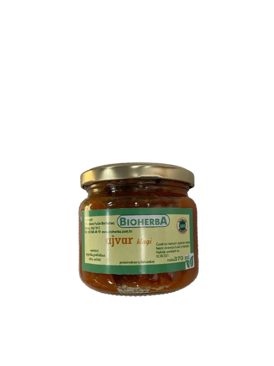 BioHerba blagi ajvar v kozarcu, 370ml.