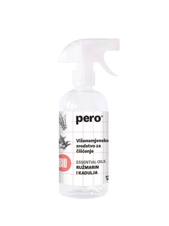 Pero ekološko večnamensko čistilo v plastenki s pršilko, 500ml.