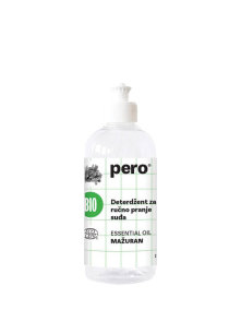 Pero Ekološki detergent za ročno pomivanje posode v beli plastenki, 500ml.