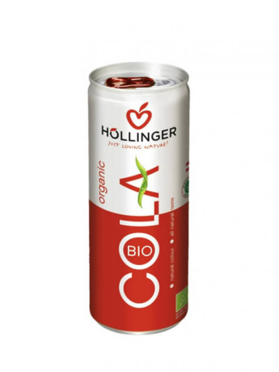 Hollinger Bio Cola v pločevinki, 250ml.