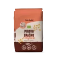 Nutrigold ekološka pirina moka v rjavi papirnati embalaži, 500g.