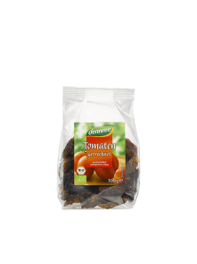 Dennree ekološki sušen paradižnik v prozorni plastični embalaži, 100g.
