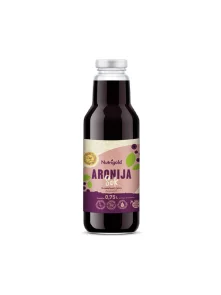 Nutrigold temni ekološki aronijin sok v steklenici, 750ml.