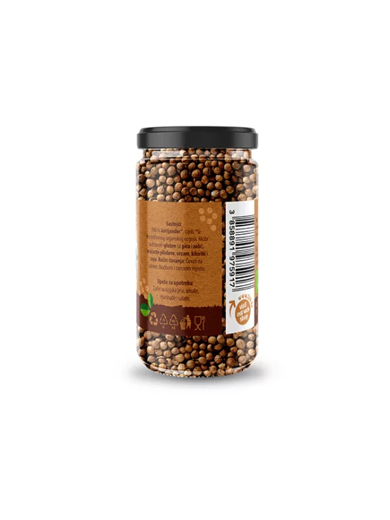 Koriander Celi Steklenička - Ekološki 30g Nutrigold
