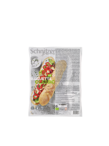Schnitzer ekološki brezglutenski kruh Baguette Classic v plastični embalaži, 360g.