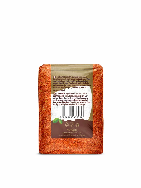 Harissa v prahu Mešanica začimb – 200g Nutrigold