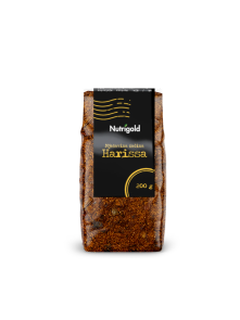 Nutrigold mešanica začimb Harissa v prahu v prozorni plastični embalaži, 200g.
