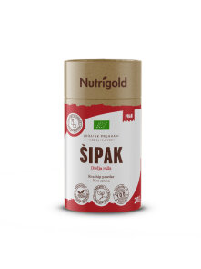 Nutrigold ekološki šipek v prahu v 200 gramski rjavi embalaži