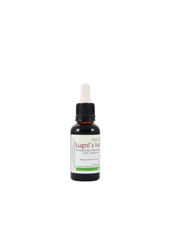 Heiltropfen jodove kapljice s stekleno pipeto v temni steklenički, 30ml.