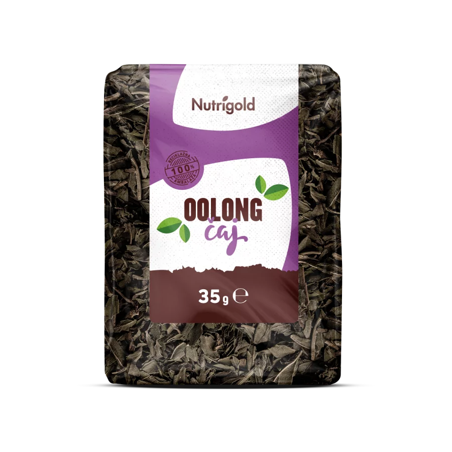 Nutrigold Oolong čaj v rozorni 35 gramski vrečki.