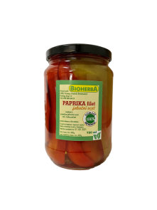 BioHerba paprika file v jabolčnem kisu v kozarcu, 720ml.