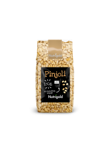 Nutrigold ekološke pinjole v rjavi rjavi embalaži, 150g.