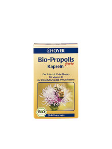 Hoyer propolis forte, kapsule z dodatkom vitamina c, 30 kapsul.