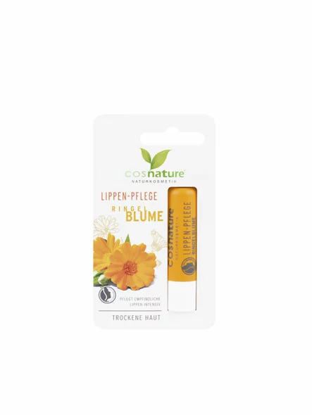 Cosnature ognjičev balzam za nego ustnic z vitaminom E v plastični embalaži, 4,8g.