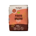 Nutrigold ekološka bela pirina moka Tip 630 v rjavi papirnati embalaži, 500g.