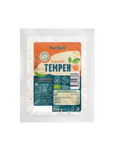 Nutrigold ekološki tempeh v vakuumirani plastični embalaži, 200g.