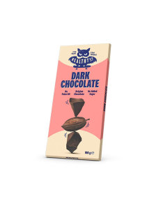 HealthyCo temna čokolada brez dodanega sladkorj, v embalaži, ki se jo da reciklirati, 100g.