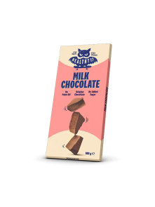 HealthyCo mlečka čokolada brez dodanega sladkorja v embalaži, ki se jo da reciklirati, 100g.