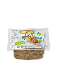 Schnitzer brezglutenski kruh brez moke in brez kvasa v prozorni plastični embalaži, 350g.