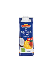 MorgenLand ekološko kokosovo mleko z mangom v tetrapaku, 250ml.
