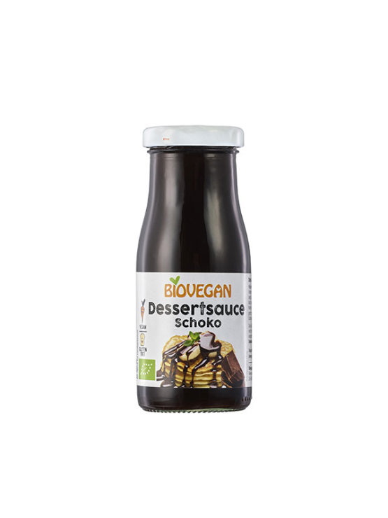 Biovegan ekološki čokoladni preliv v steklenički, 150ml.