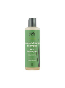Urtekram šampon za lase z divjo limonsko travo v plastični embalaži, 250ml.