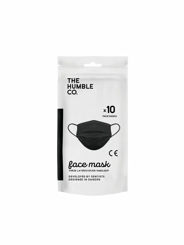 Humble Brush troslojna maska za obraz v kartonski embalaži, 10 kosov.