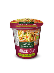 Ekološka Natur Compagnie snack cup vege juha z rezanci v skodelici, 50g.