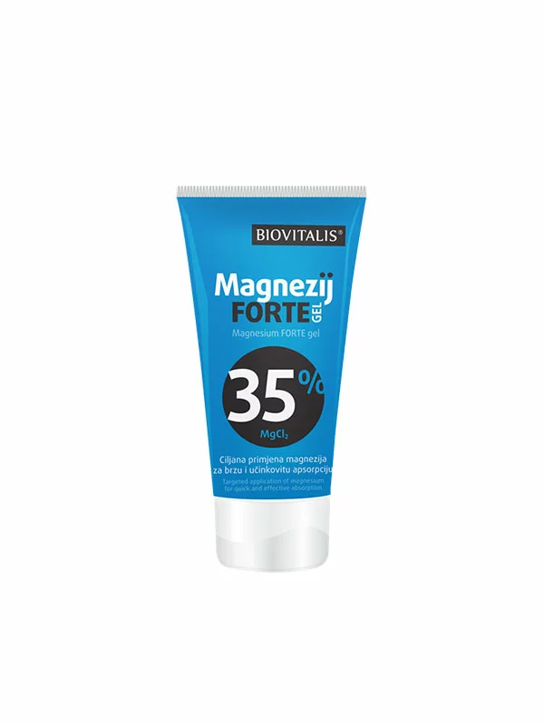 Biovitalis magnezij forte gel v modri tubi, 150ml.
