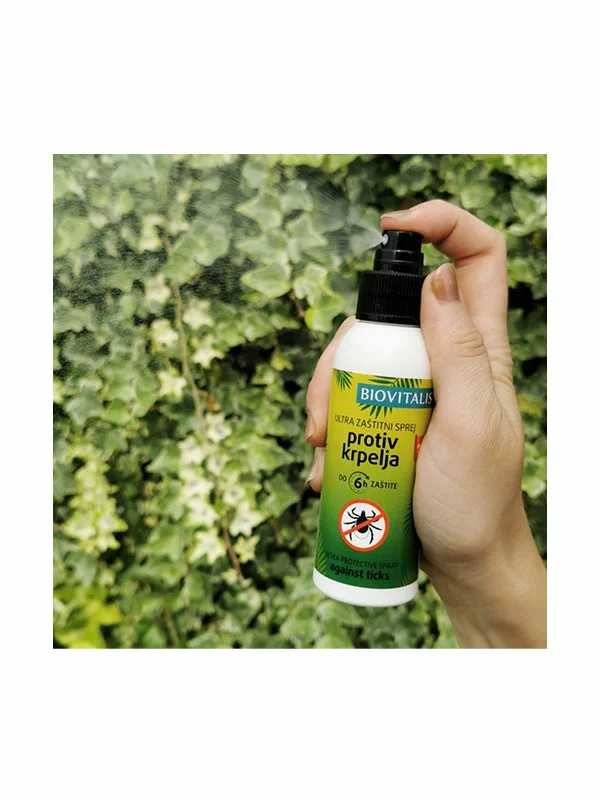 Ultra zaščitno pršilo proti klopom – 100ml Biovitalis
