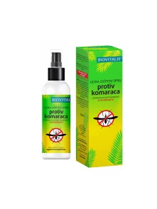 Biovitalis ultra zaščitno pršilo proti komarjem v plastični embalaži, s pršilko, 100ml.