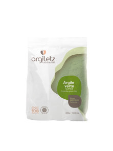 Argiletz zelena glina v prahu v plastični embalaži, 300g.