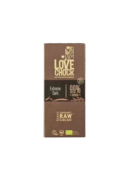 Lovechock veganska čokoalda 99% kakava v embalaži 70g