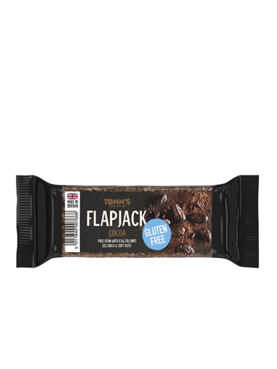 Tomm's flapjack kakav brez glutena v prozorni embalaži 100g