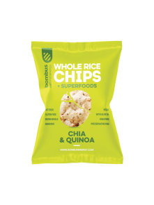 Rižev čips Chia & Kvinoja – 60g Bombus