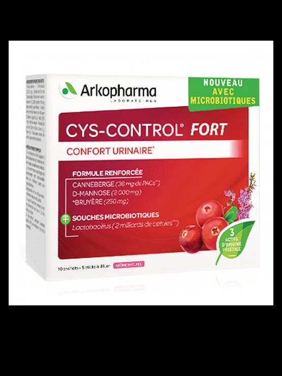 Arkopharma Cys Control Flash – Prehransko dopolnilo z brusnicami, vresjem in eteričnimi olji v embalaži 36mg