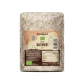 Nutrigold beli basmati riž v prozorni plastični embalaži, 500g.
