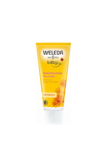 Weleda otroška krema za obraz z ognjičem v oranžni tubi, 50ml.