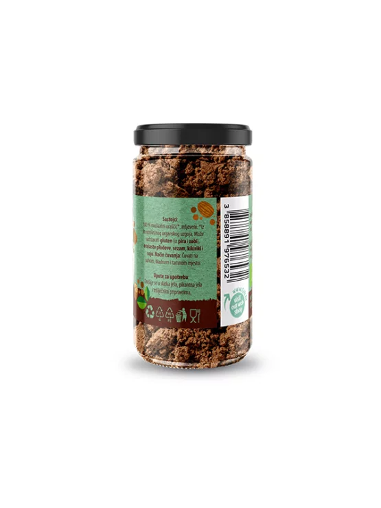 Nutrigold muškatni orešček v prahu v prozorni steklenički, 40g.