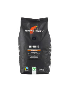 Mount Hagen fair trade espresso kava v zrnu v embalaži 1 kg