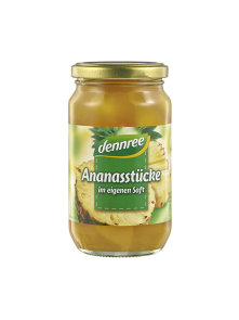 Ananasov kompot – Ekološki 350g Dennree