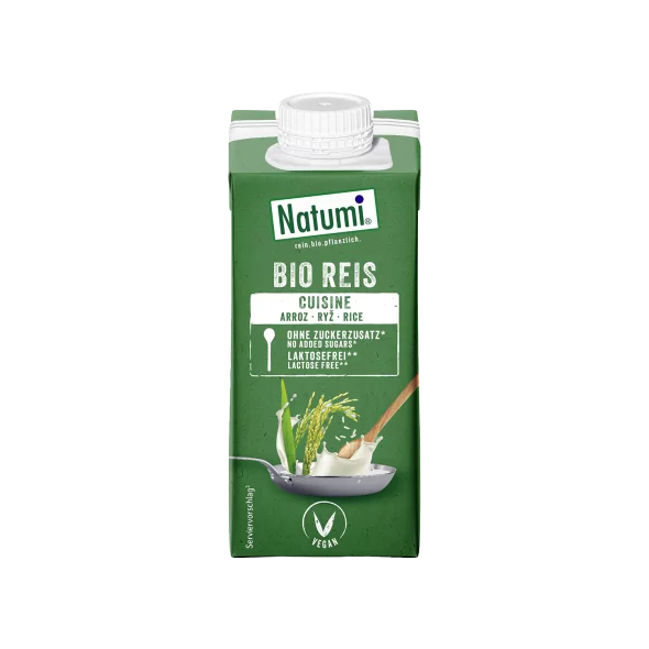 Ekološka Natumi riževa smetana za kuhanje  v embalaži 200ml