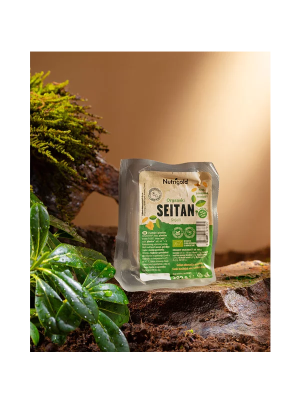 Nutrigold ekološki sveži seitan v embalaži 200g