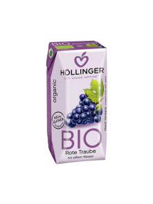 Hollinger sok iz rdečega grozdja tetrapak s slamico