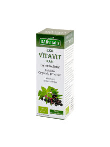 Darvitalis vitavit ekološke kapljice za hujšanje v temni stekleni embalaži, 50ml