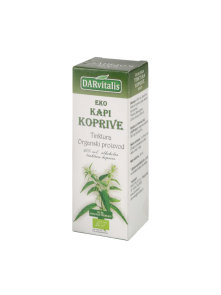 Darvitalis ekološke kapljice koprive v temni stekleni embalaži, 50ml