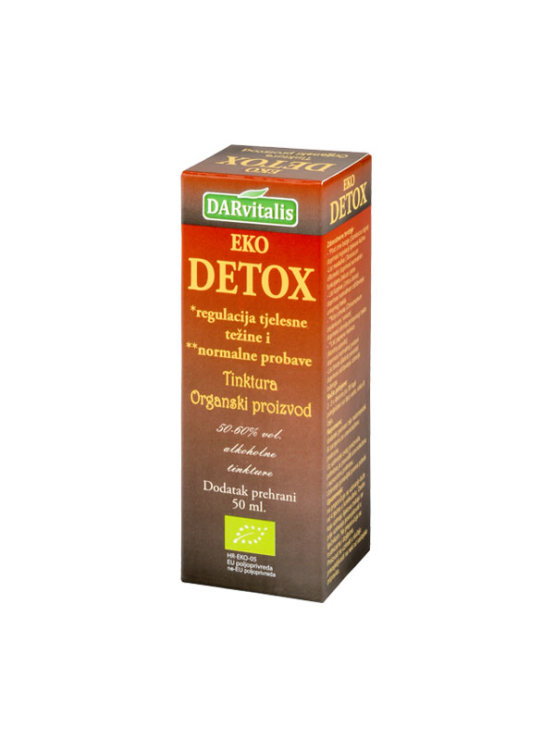 Darvitalis eko detox tinktura v stekleni embalaži 50ml